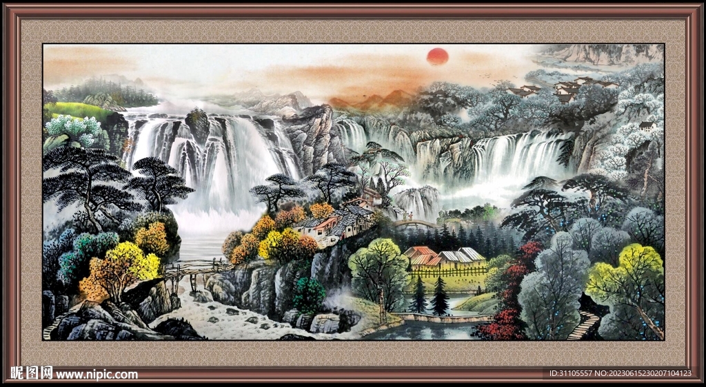 山水画 