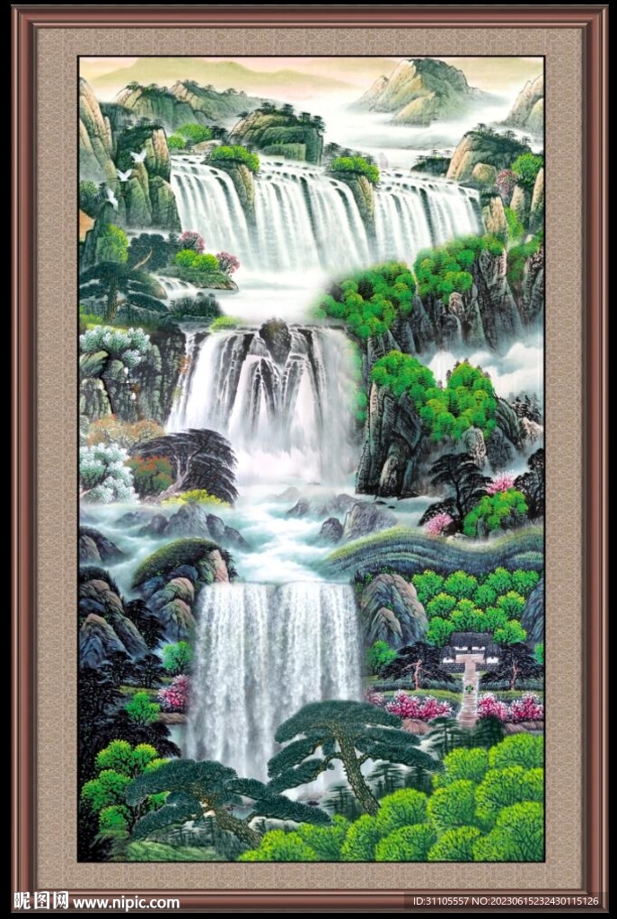 山水国画 