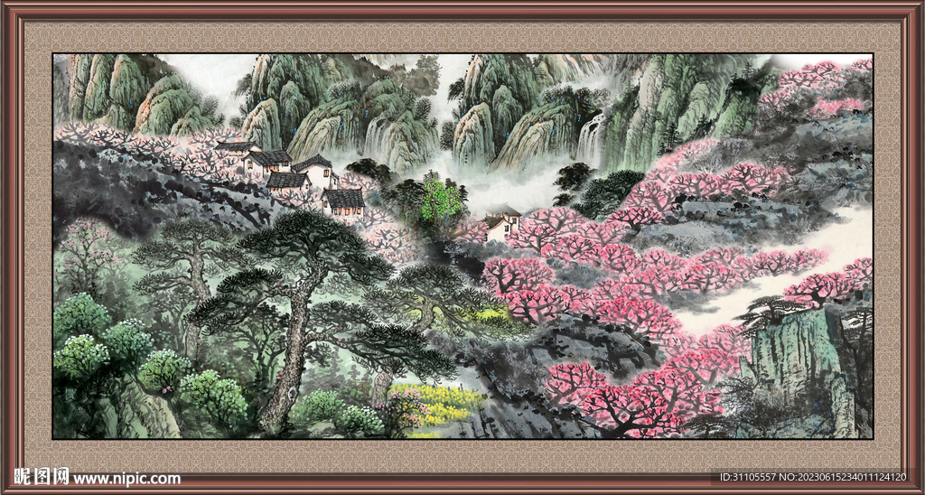 山水国画 