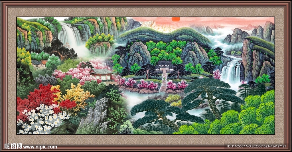 山水国画