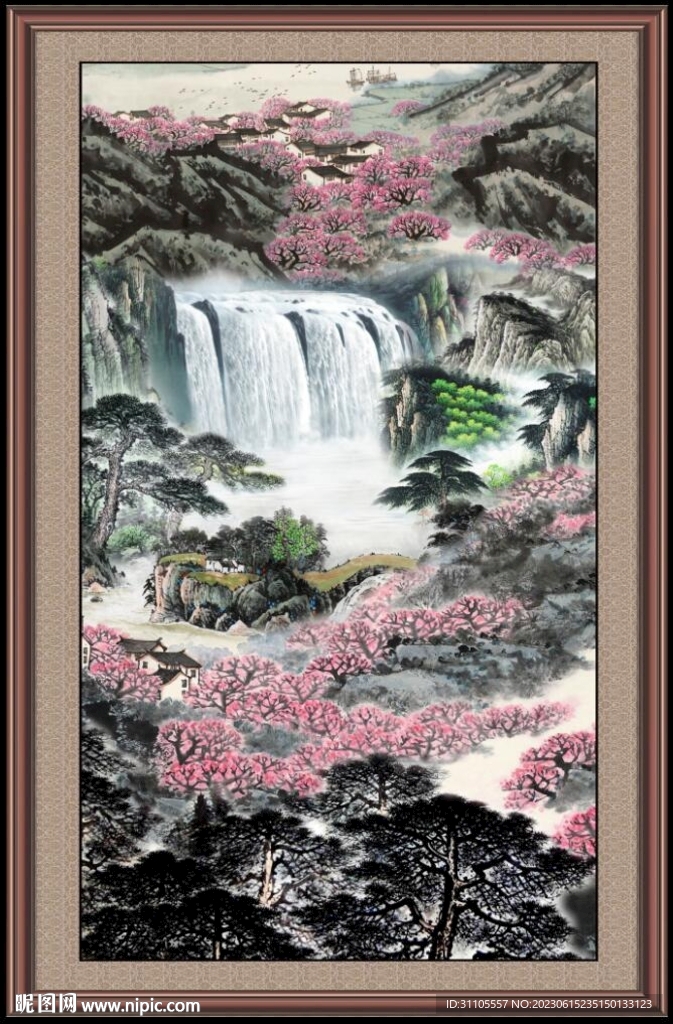 山水国画 