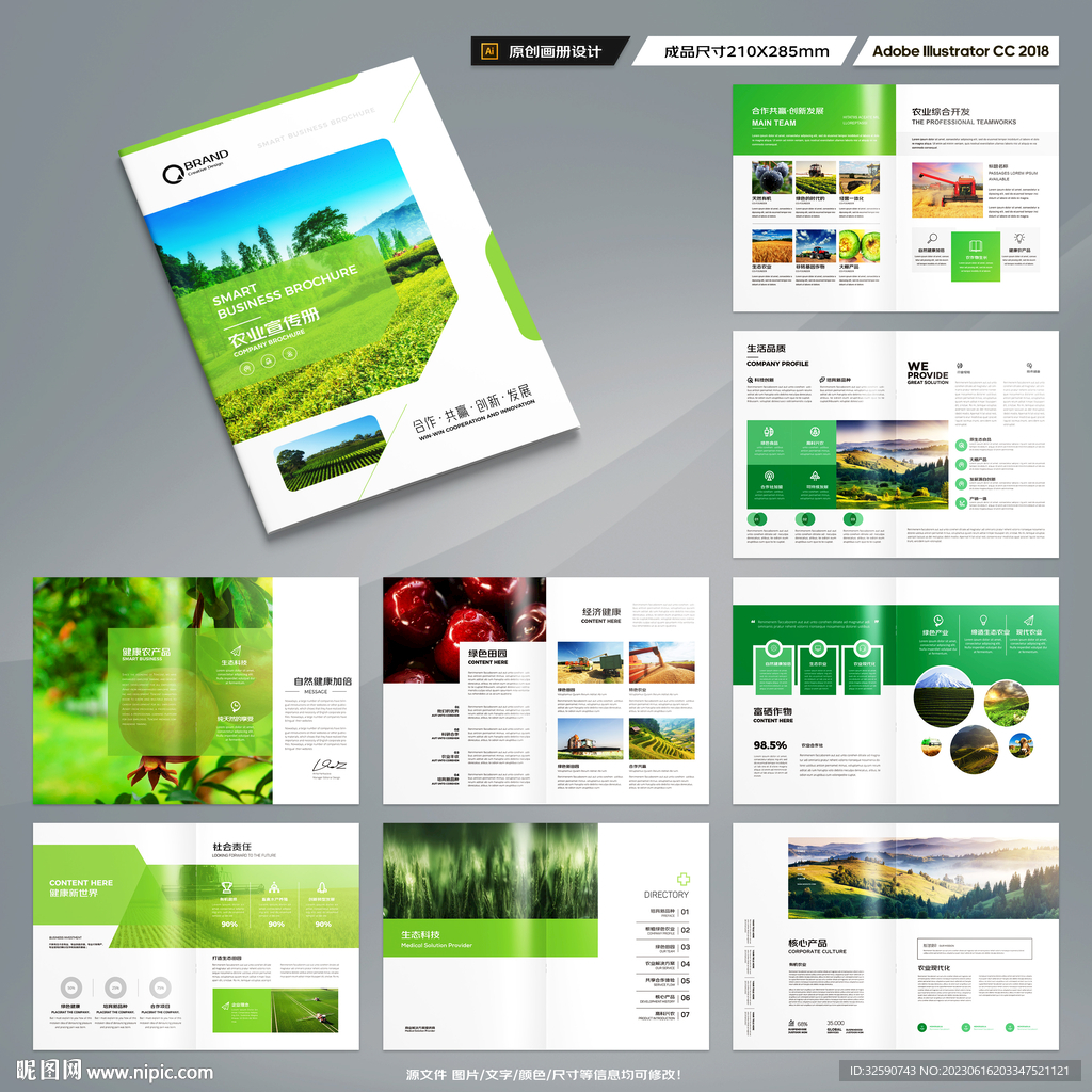 农业合作社画册