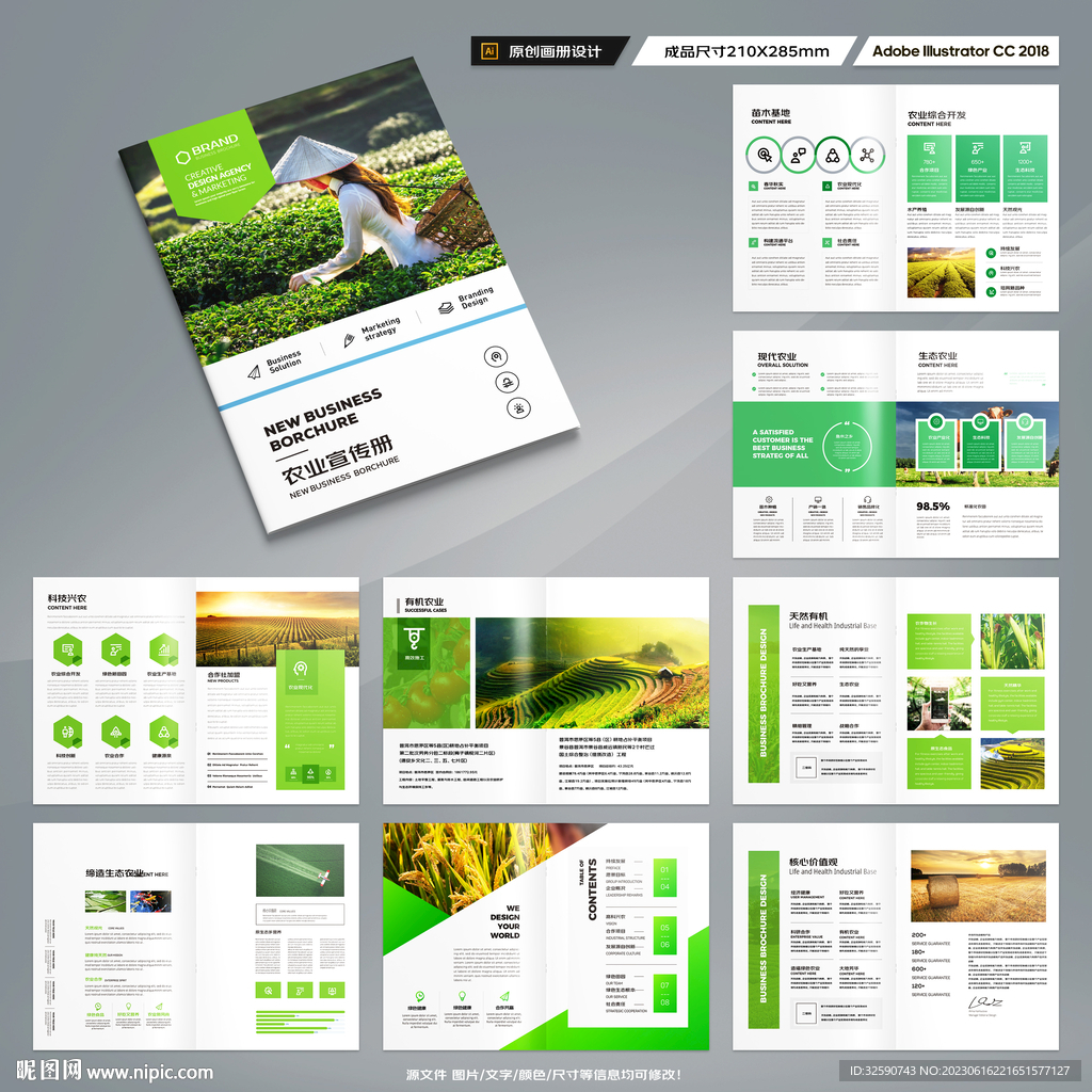 农业合作社画册