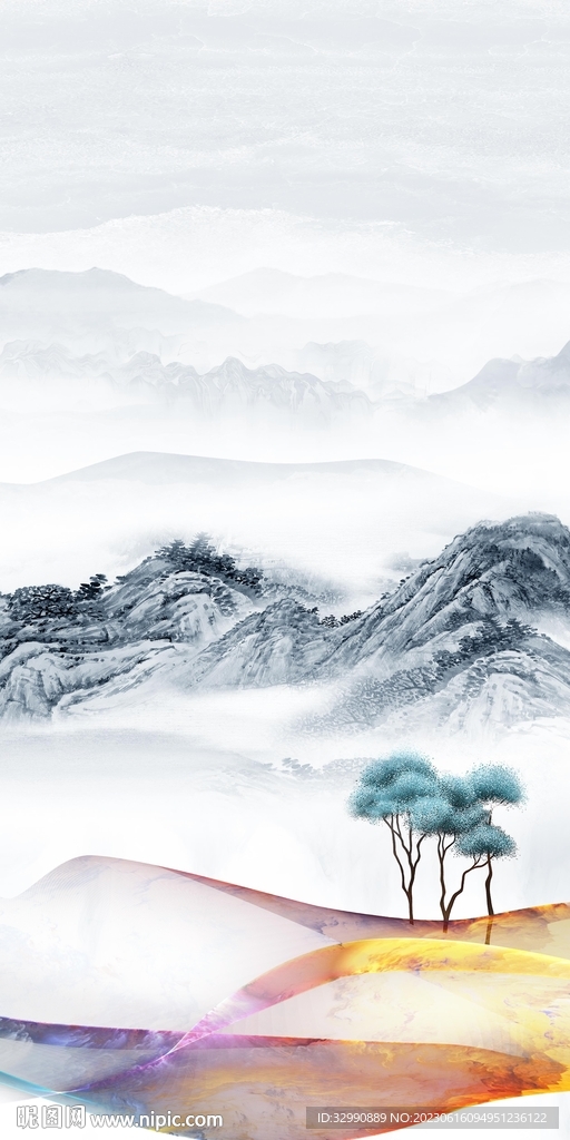 新品 高清新玄关画 tiF分层