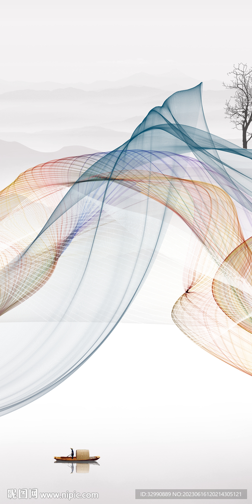 线条 新款高档玄关 Tif分层