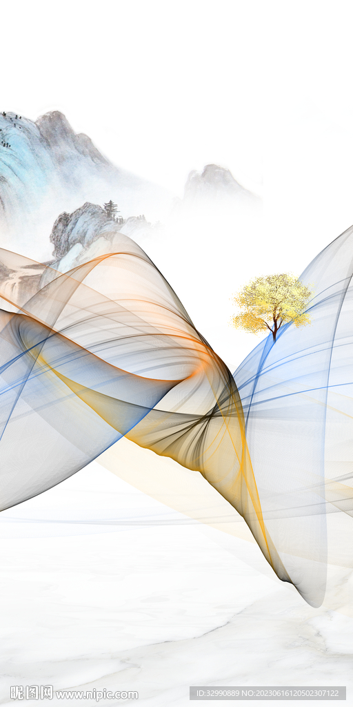 简约 新款高档玄关 Tif分层