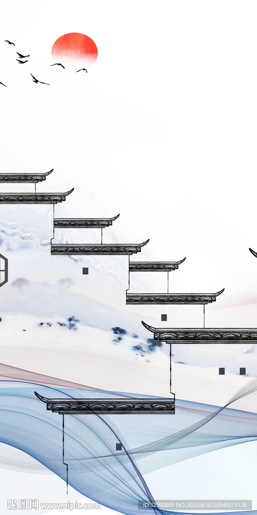 高端 大气简意玄关 Tif分层