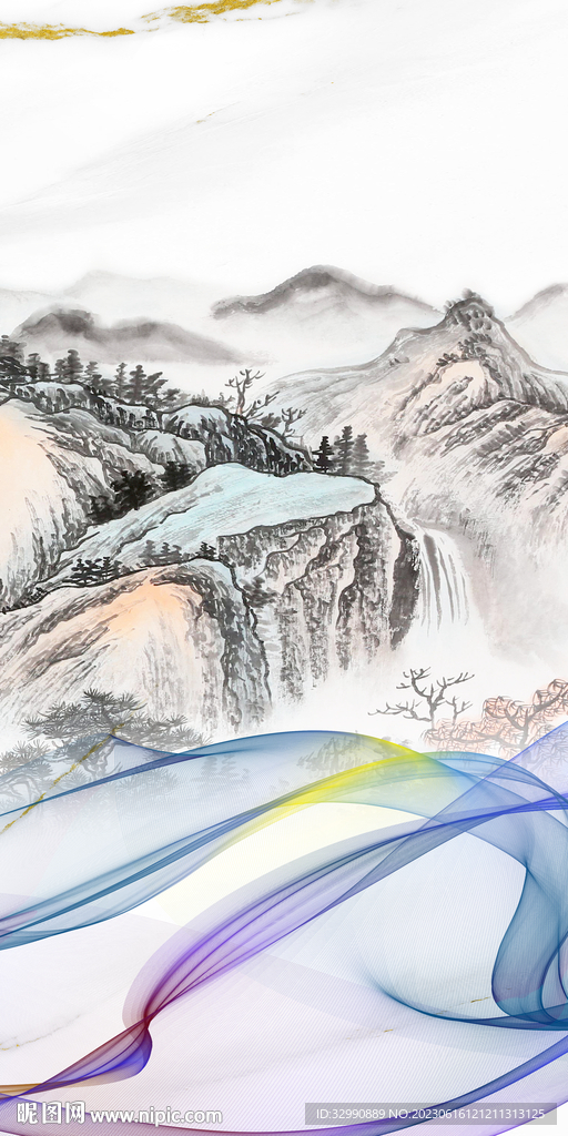 大气 新款高档玄关 Tif分层