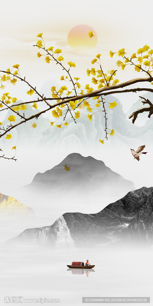 简约 大气简意玄关 Tif分层