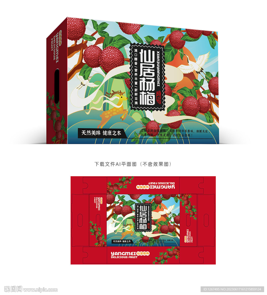 东魁杨梅彩盒