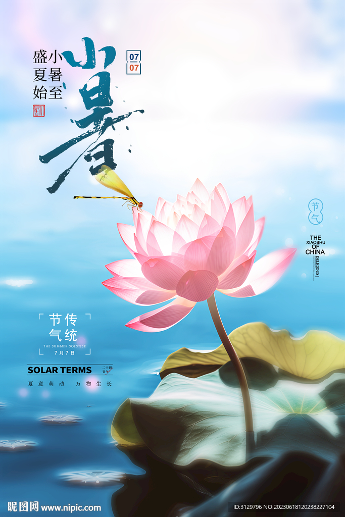 小暑节气海报