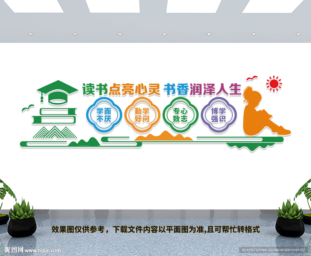 图书馆文化墙