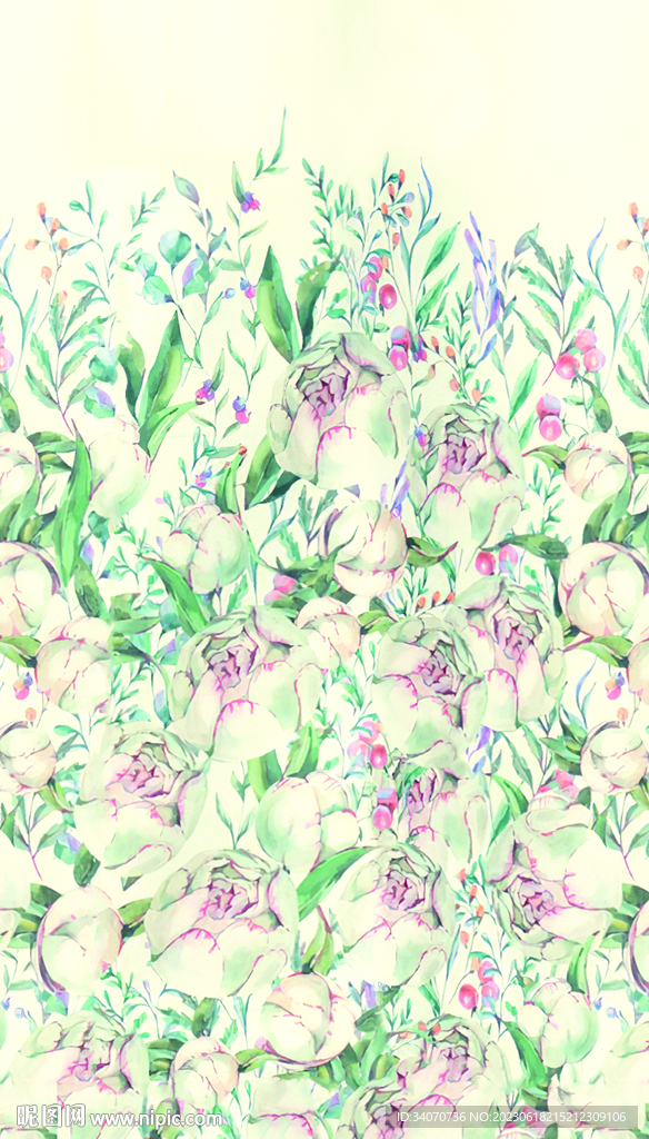 手绘花
