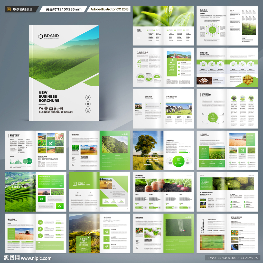 农业合作社画册