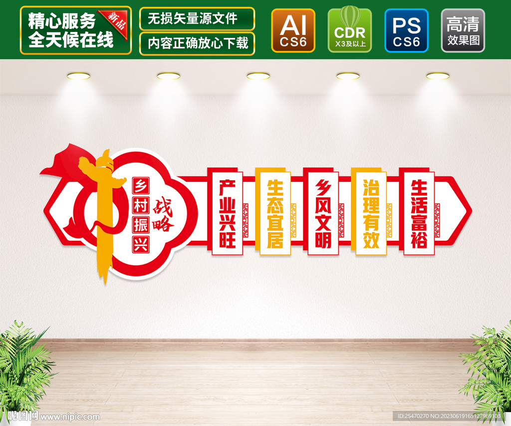 乡村振兴文化墙