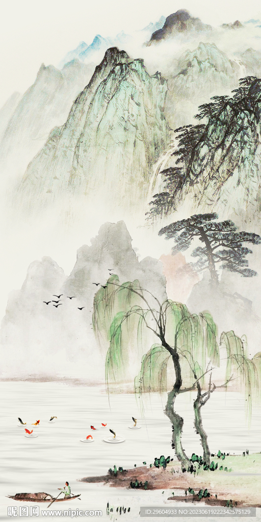 古风 中式清晰玄关 Tif分层