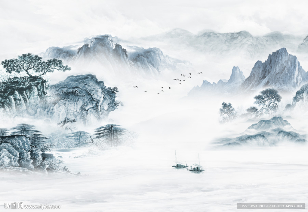 新中式山水