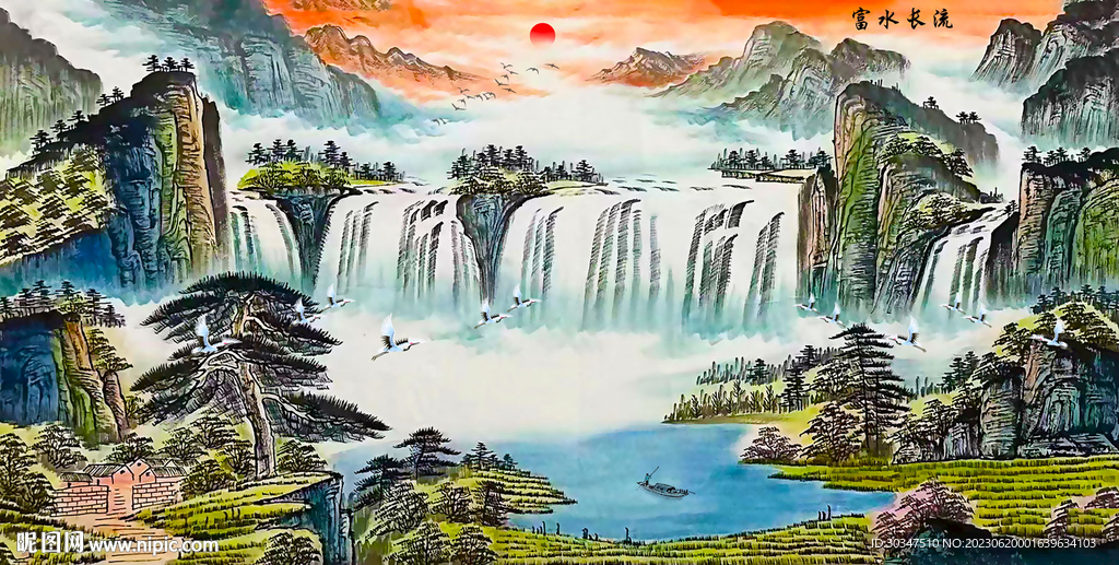 国画山水