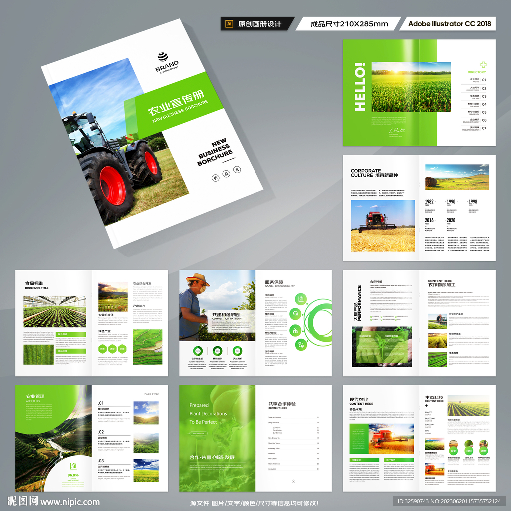 农产品宣传册