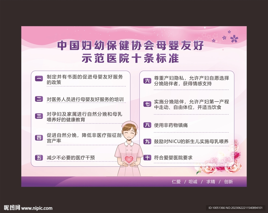 示范医院十条标准