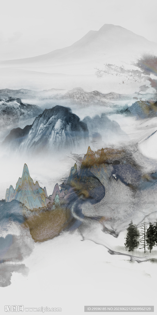 新传 中式简奢玄关 TIF分层