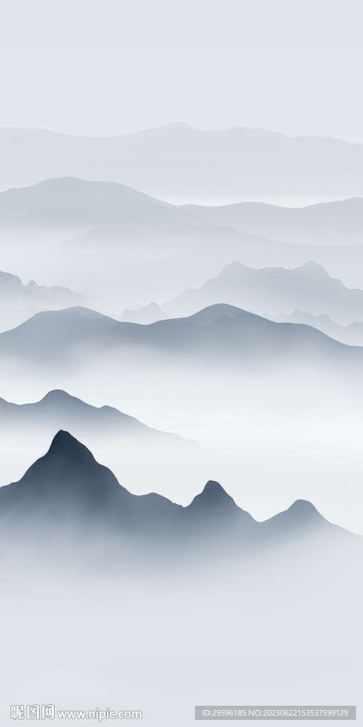 蓝色 高端高档玄关 Tif分层