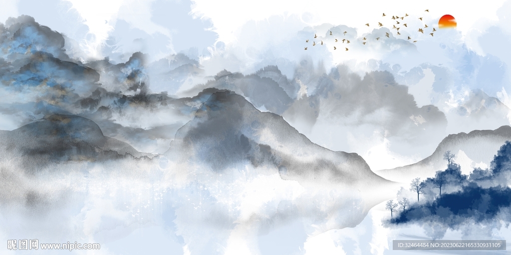 意境水墨画