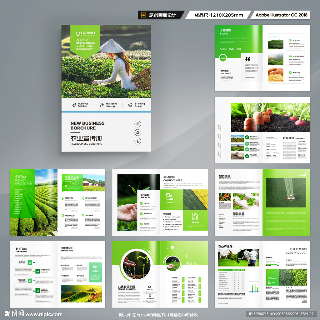 农业合作社画册