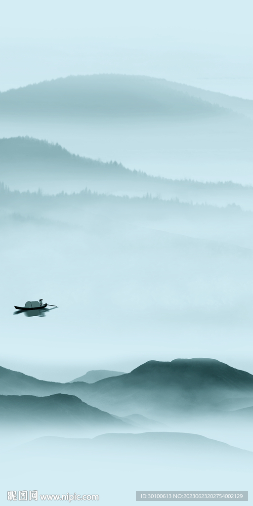 蓝色 清晰新款玄关 TIf分层