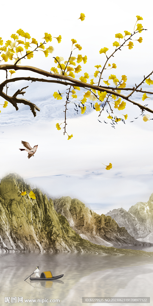 高清 中式高端玄关 tIF分层