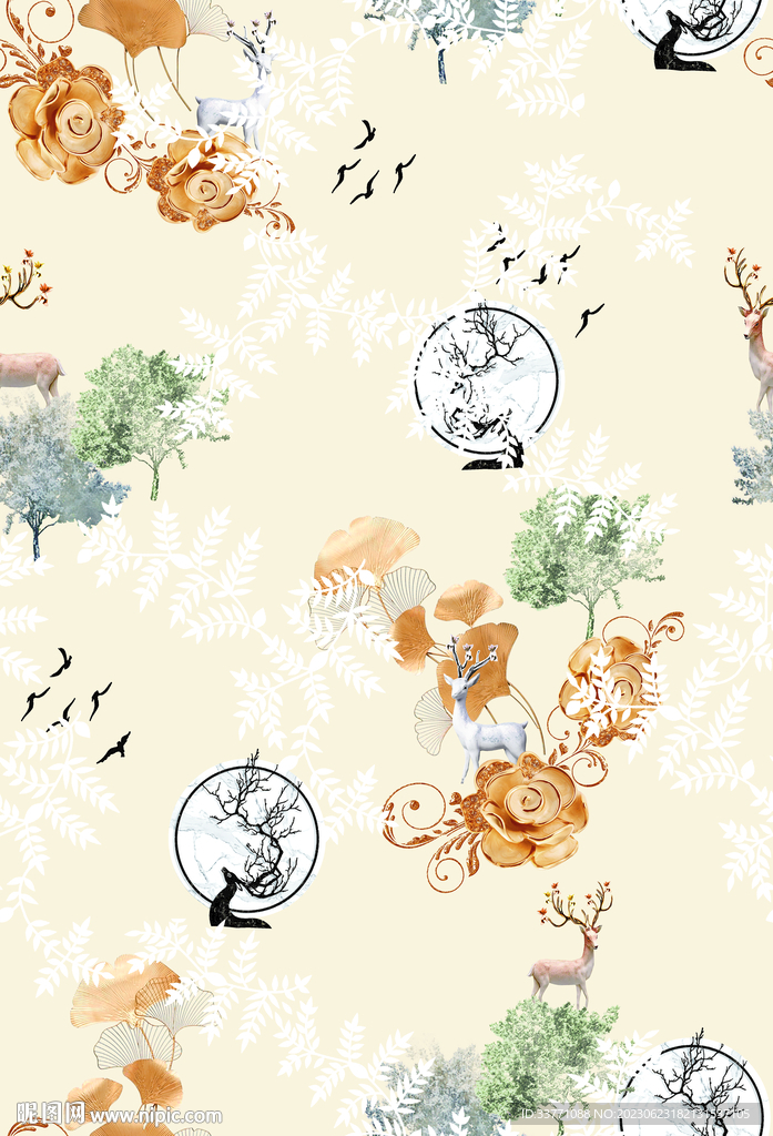 大牌女装梅花鹿