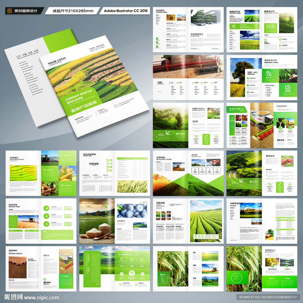 农业合作社画册