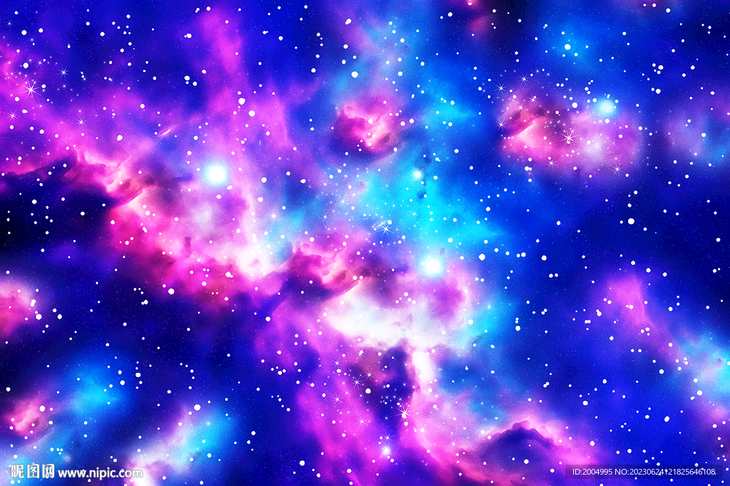 美丽大气星空景