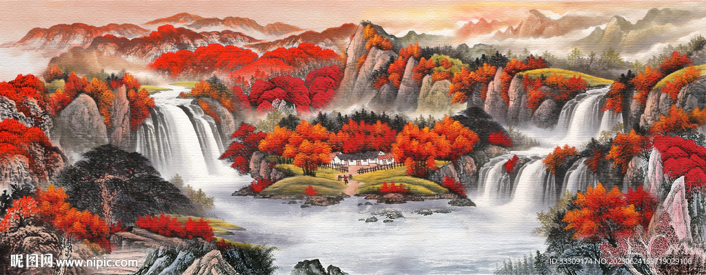 古画山水画
