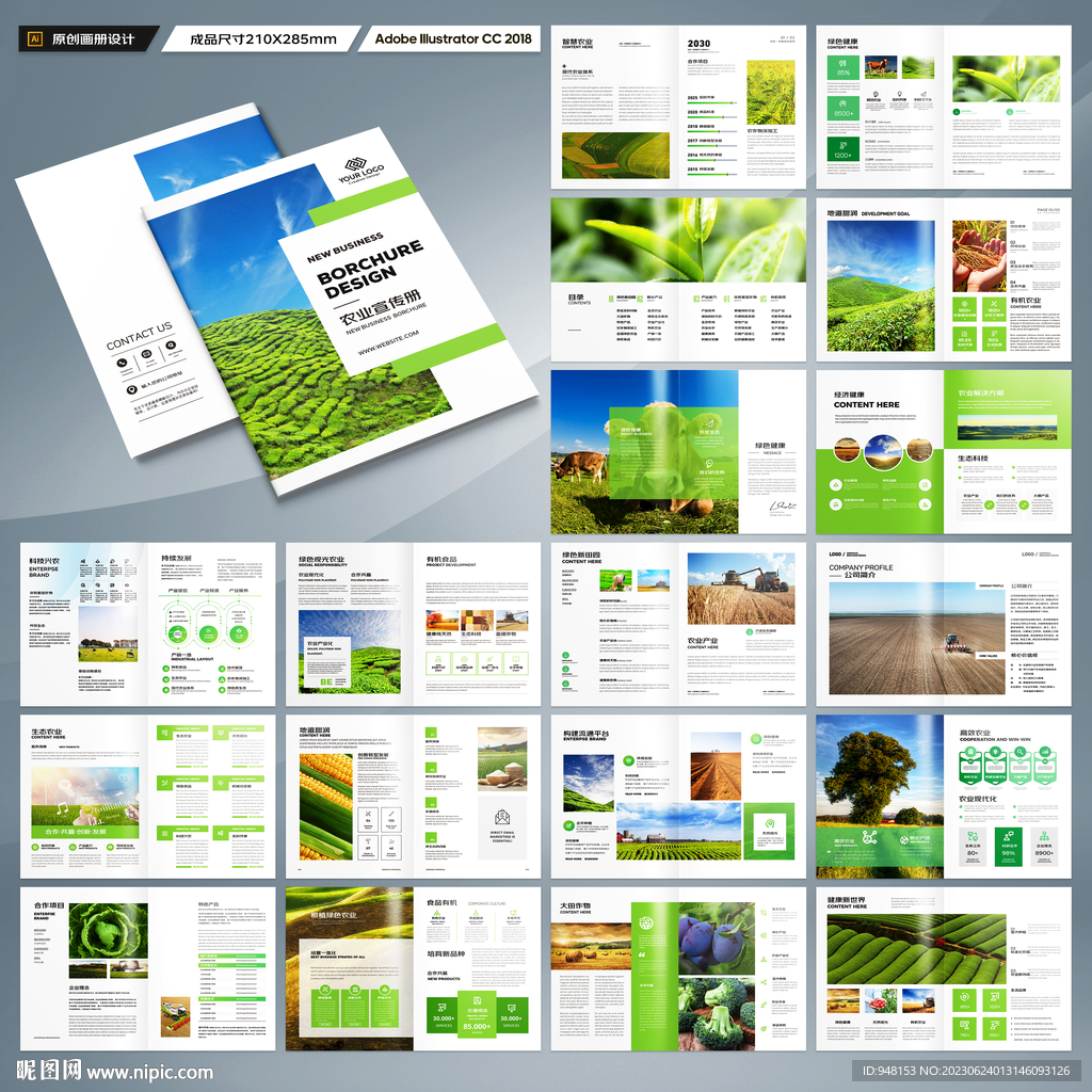 农业合作社画册