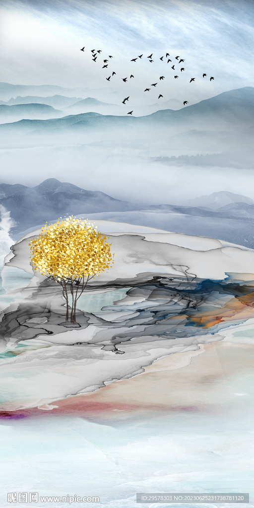 人气 奢华高清玄关 Tif分层