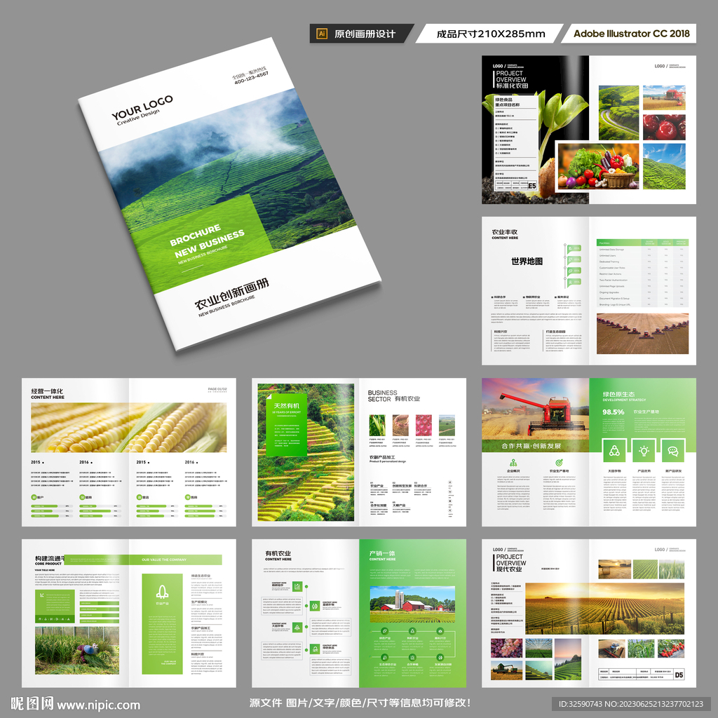 农产品宣传册