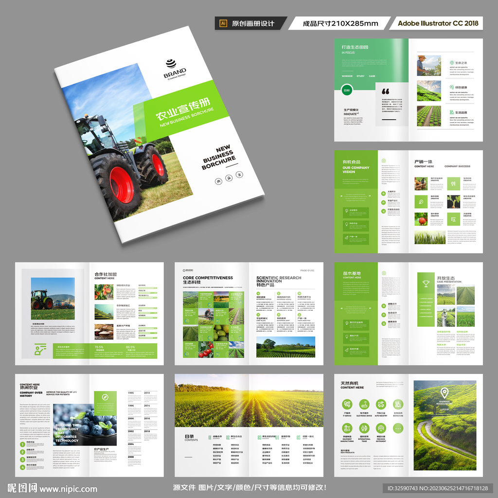 农产品宣传册