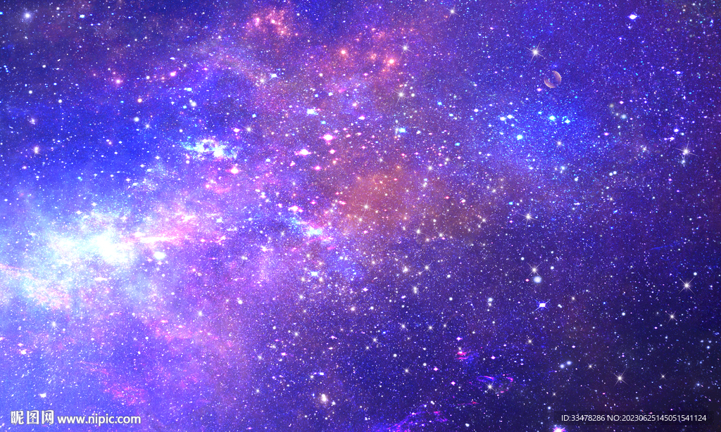 紫色星空背景