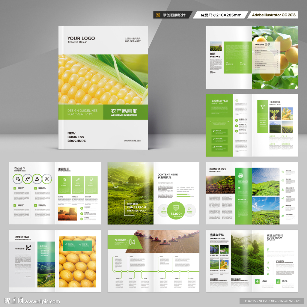 农产品宣传册