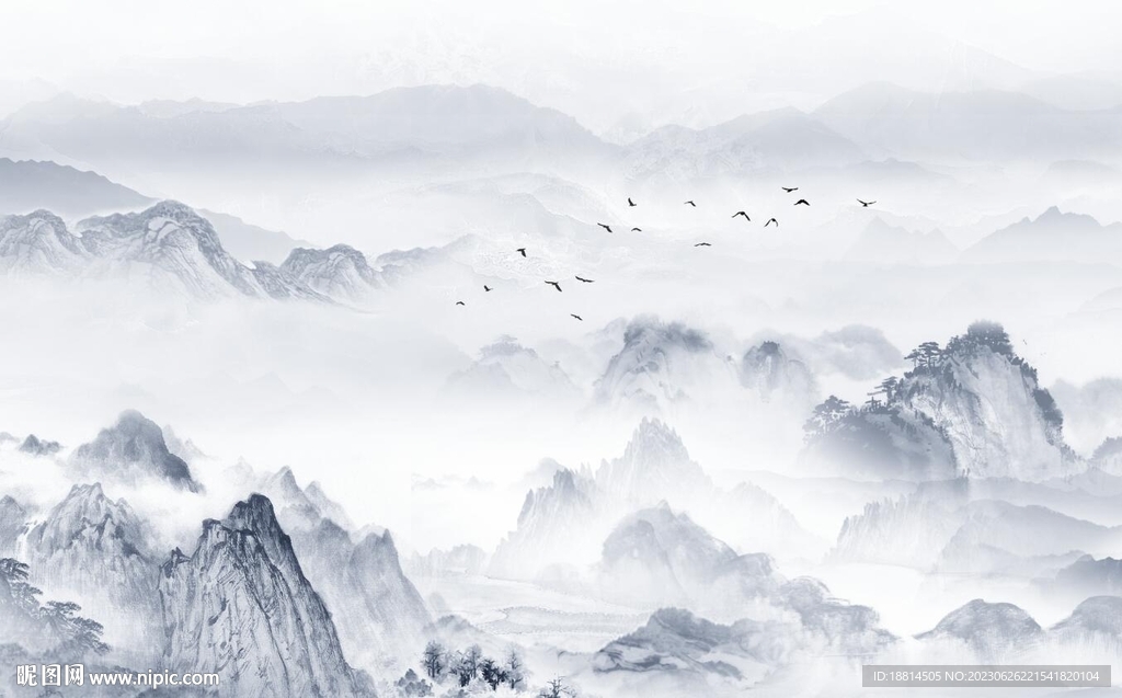 新中式背景墙