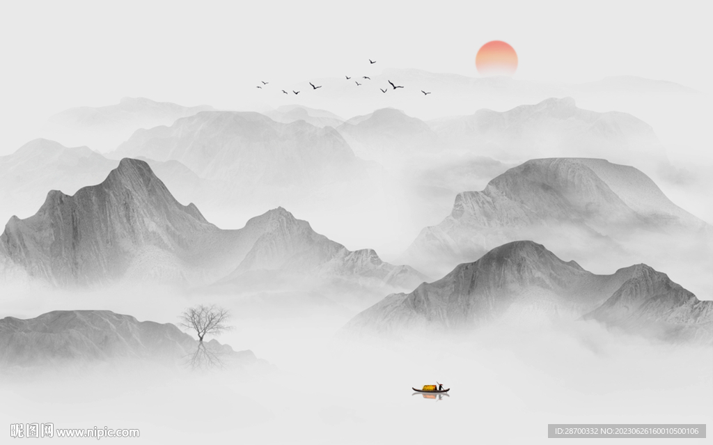 意境山水画