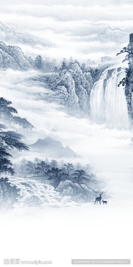 高雅 大气清雅玄关 tif分层