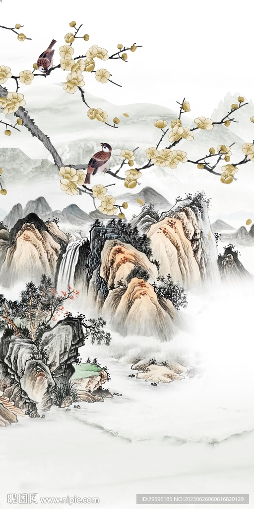 高档 大气清雅玄关 tif分层