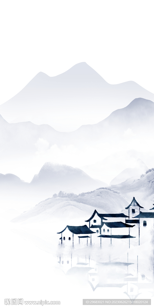 江南 意境现代玄关 TIf分层