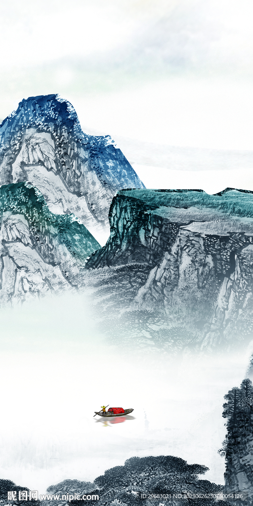 别墅 轻奢中式玄关 TiF分层