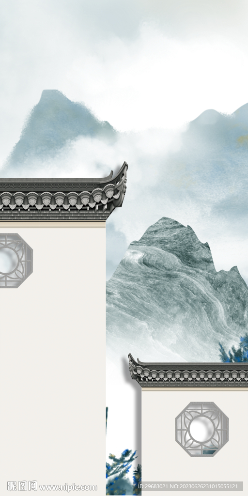 新款 轻奢中式玄关 TiF分层