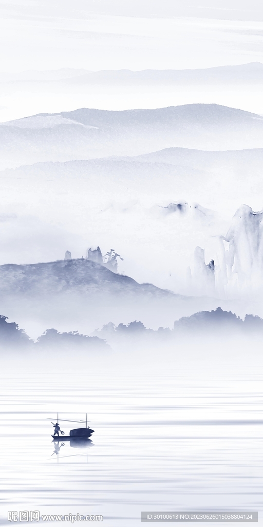 现代 中式高雅玄关 tif分层