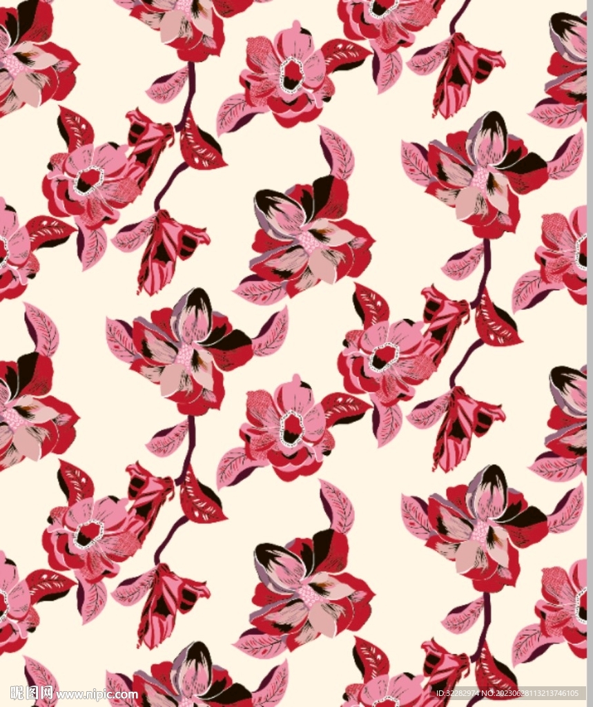 手绘花