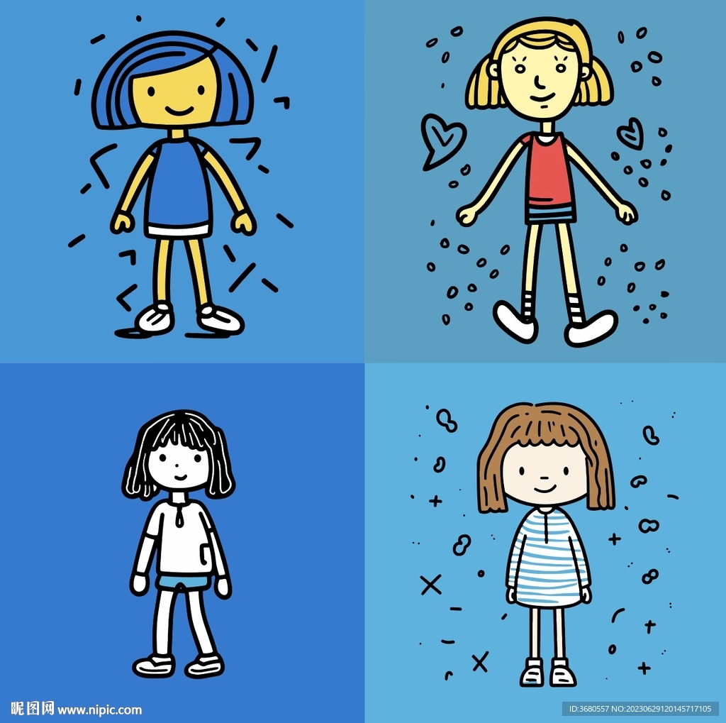 女孩插画